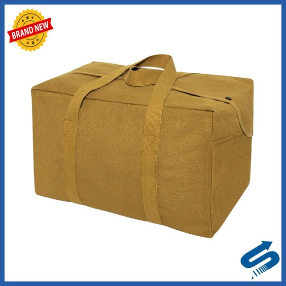 Rugged Canvas Travel Duffle Cargo Bag Outdoor Storage Durable Carry All